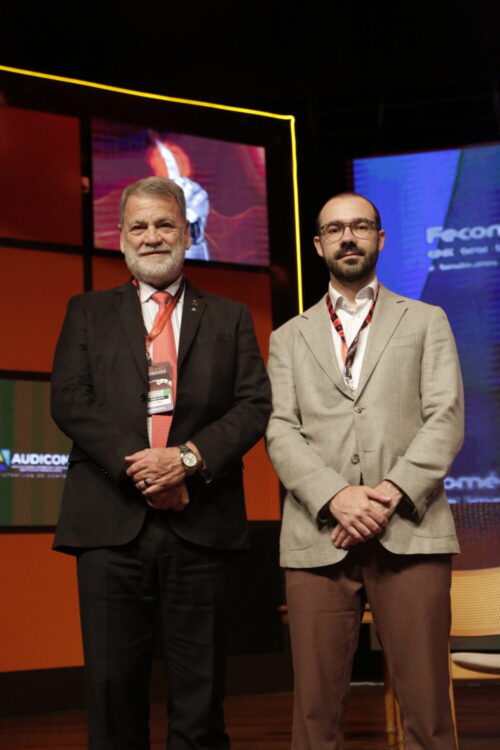 Bruno Bioni ao lado do Conselheiro © Atricon